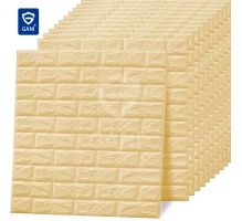 3D самозалепващи тапети с вид на тухла 3.5 мм (БЯЛ) (10 бр. / 5.39 м²)