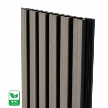 WPC fasadni panel, 223x26x2900 mm, SIVO s črnimi fugami, 6 rešetk (0,64 m²)