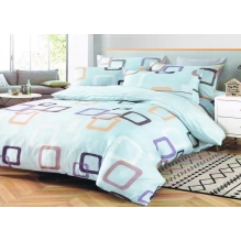 Спален комплект 200x220 см, ТЮРКОАЗЕН, kvadrat, 3 части