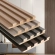 GRILL стенен панел, масивно дърво, водоустойчив, ОРАНЖЕВ, 147x2750 мм (0.40 м²)