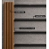 WPC fasadni panel, 223x26x2900 mm, SIVO s črnimi fugami, 6 rešetk (0,64 m²)