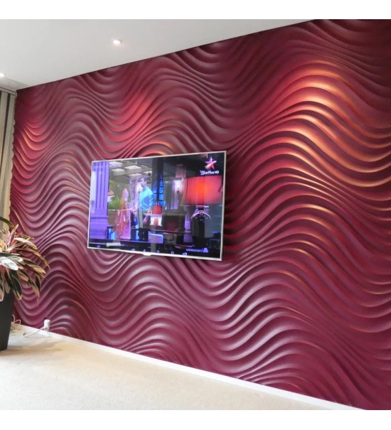 3D стенни панели Choppy Curled, 80x100 см, гипс