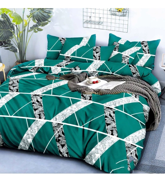 Спален комплект 160x200,3 части, ТЪМНО ЗЕЛЕН